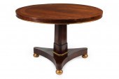 REGENCY-STYLE INLAID ROSEWOOD