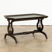 REGENCY STYLE JAPANNED LANDSCA