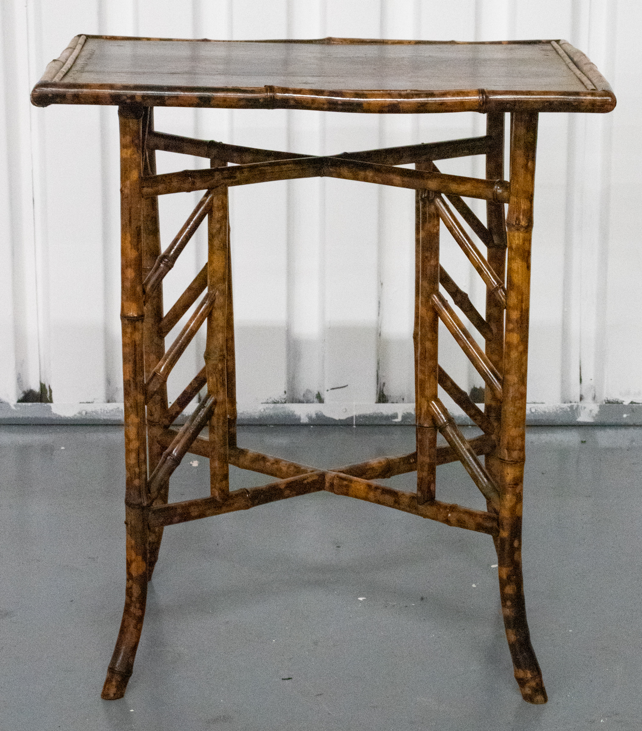 REGENCY STYLE LACQUERED BAMBOO SIDE