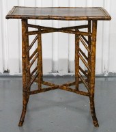 REGENCY STYLE LACQUERED BAMBOO