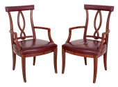 REGENCY STYLE LACQUERED UPHOLS