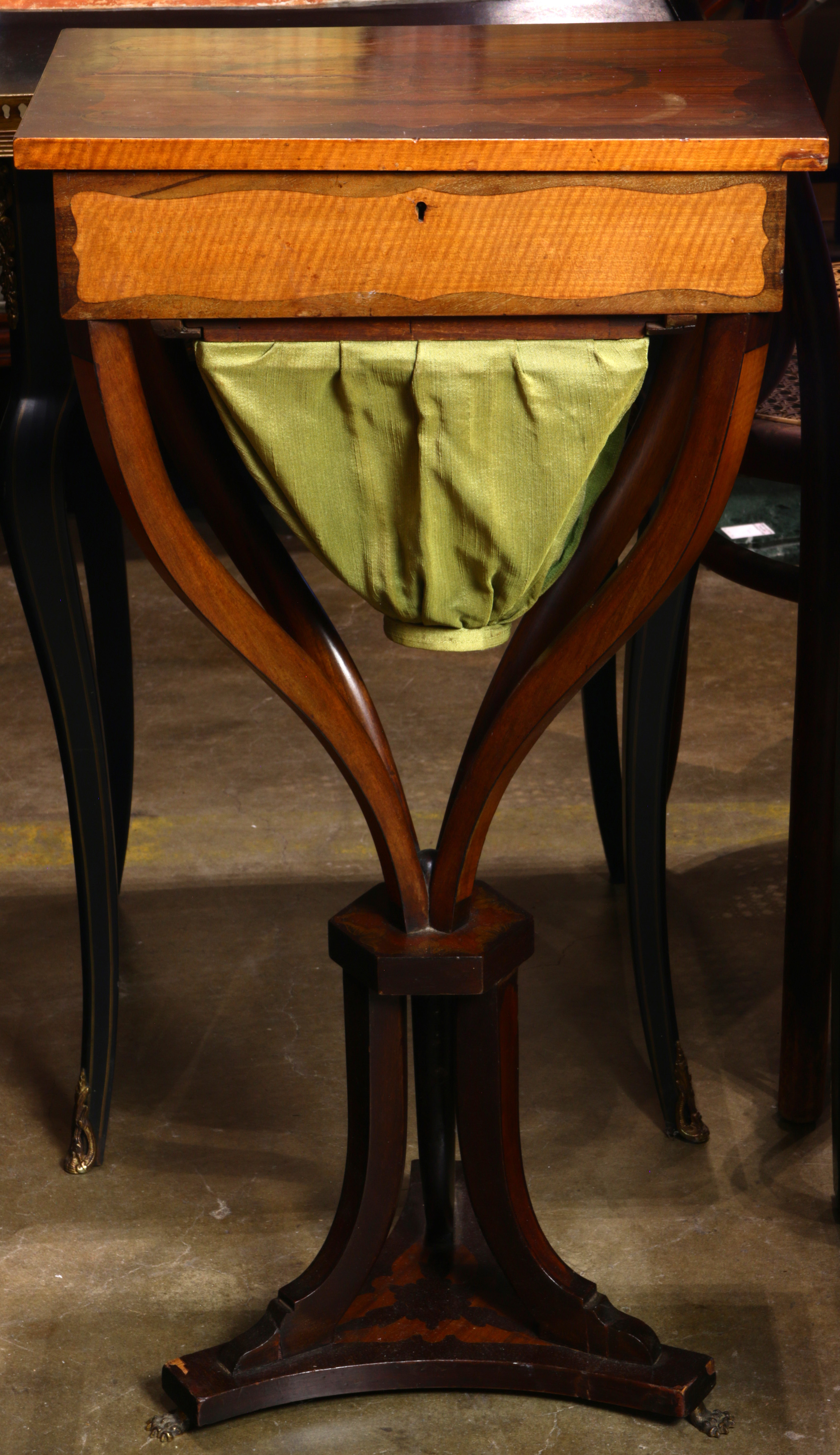 REGENCY STYLE LADIES WORK TABLE