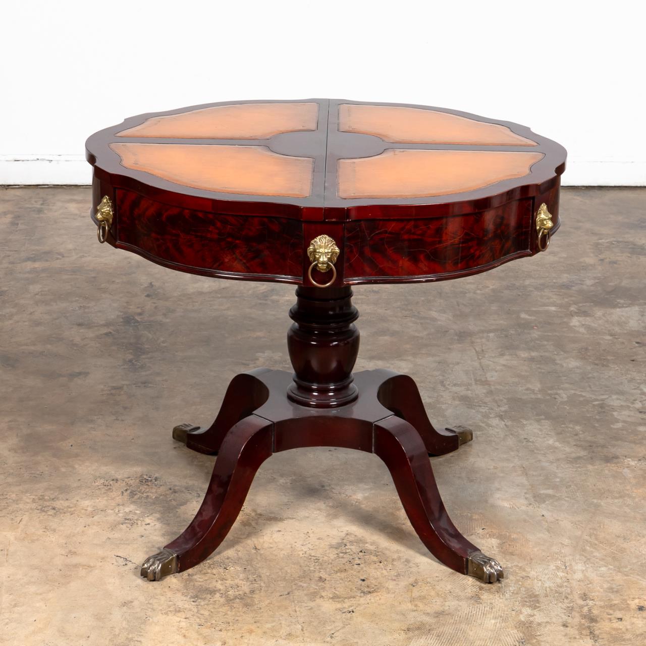 REGENCY STYLE LEATHER TOP DRUM