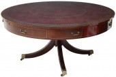 REGENCY STYLE LEATHER-TOP MAHO