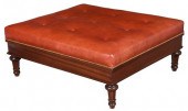 REGENCY STYLE LEATHER UPHOLSTE