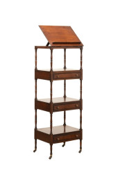REGENCY STYLE MAHOGANY 4-TIER