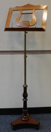 REGENCY STYLE MAHOGANY AND BRA
