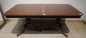 REGENCY STYLE MAHOGANY AND CHE