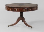 Regency Style Mahogany and Lea