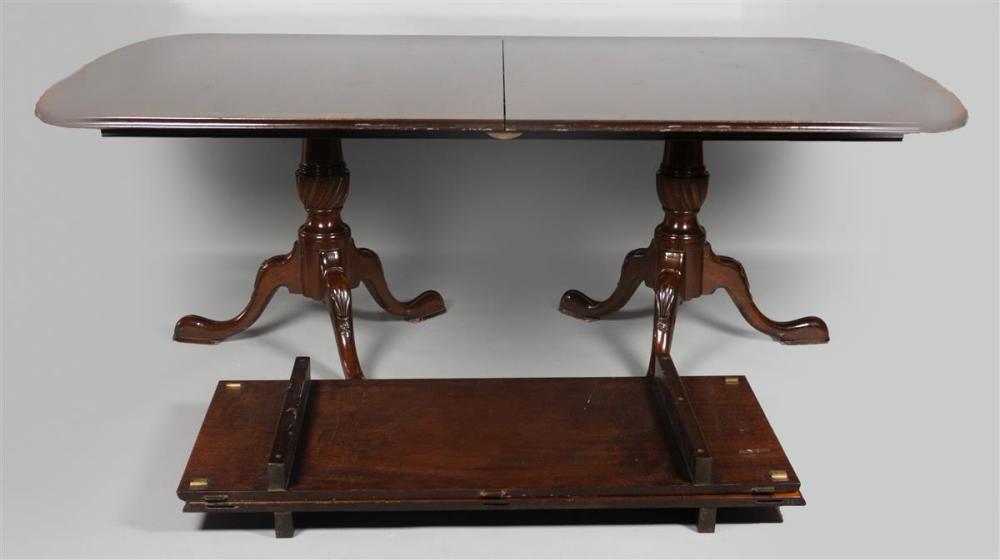 REGENCY STYLE MAHOGANY BANDED TWO