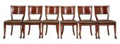REGENCY STYLE MAHOGANY & BRASS