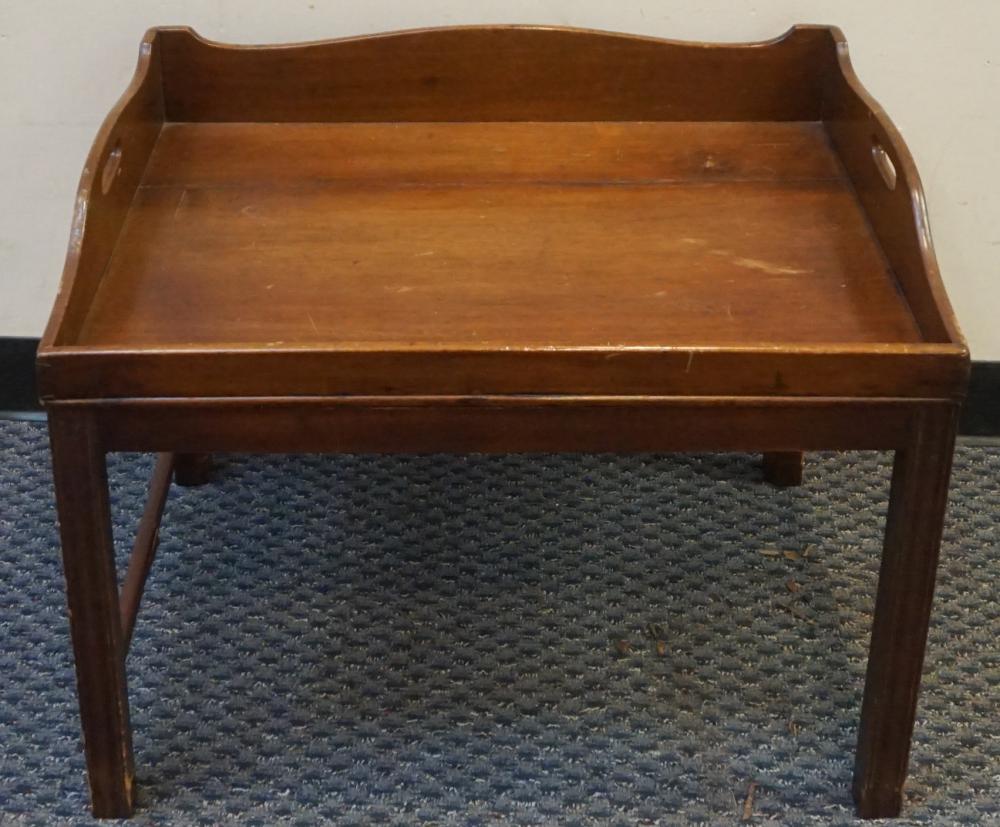 REGENCY STYLE MAHOGANY CANTERBURY