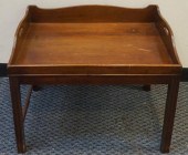 REGENCY STYLE MAHOGANY CANTERB