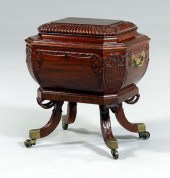 Regency style mahogany cellare