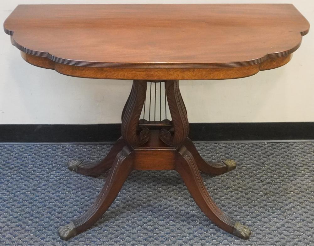 REGENCY STYLE MAHOGANY CONSOLE