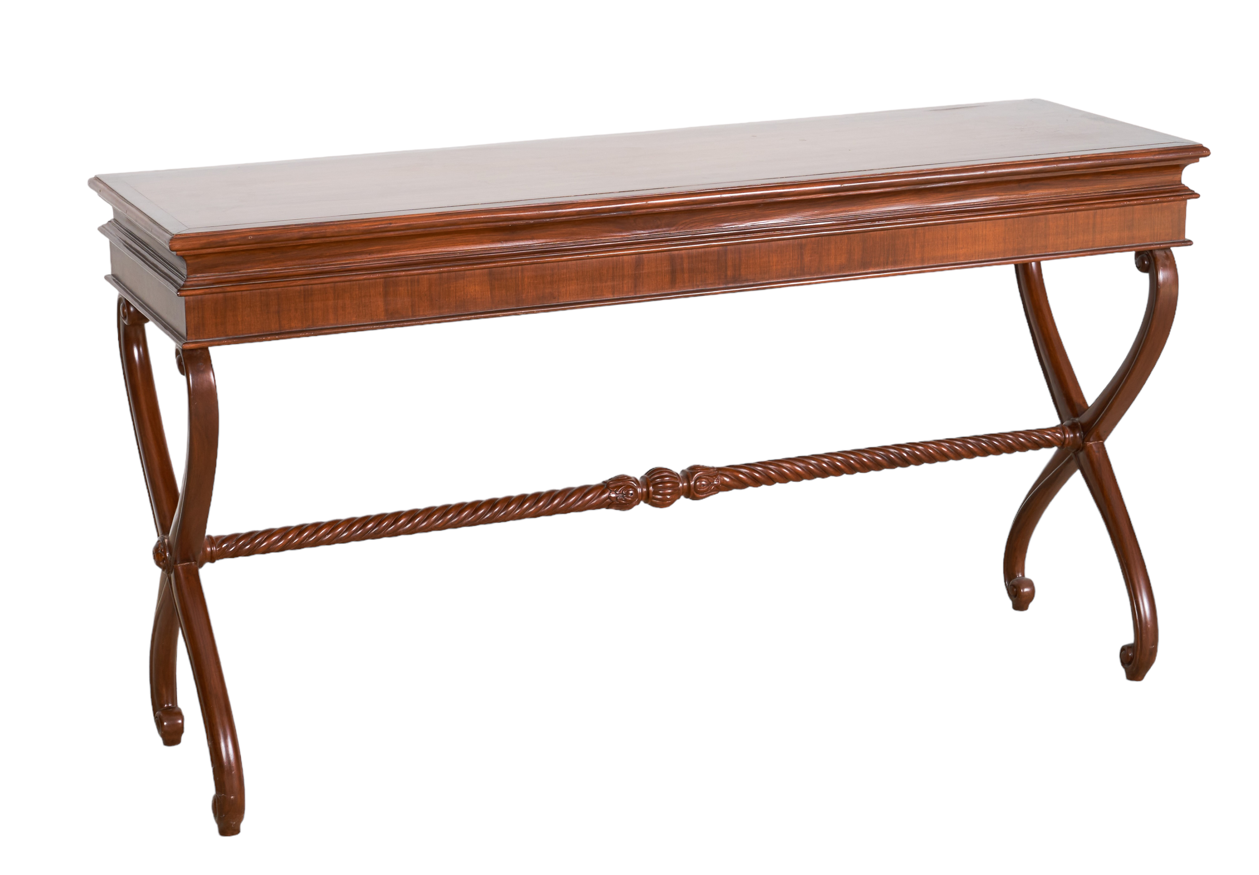 Regency style mahogany console