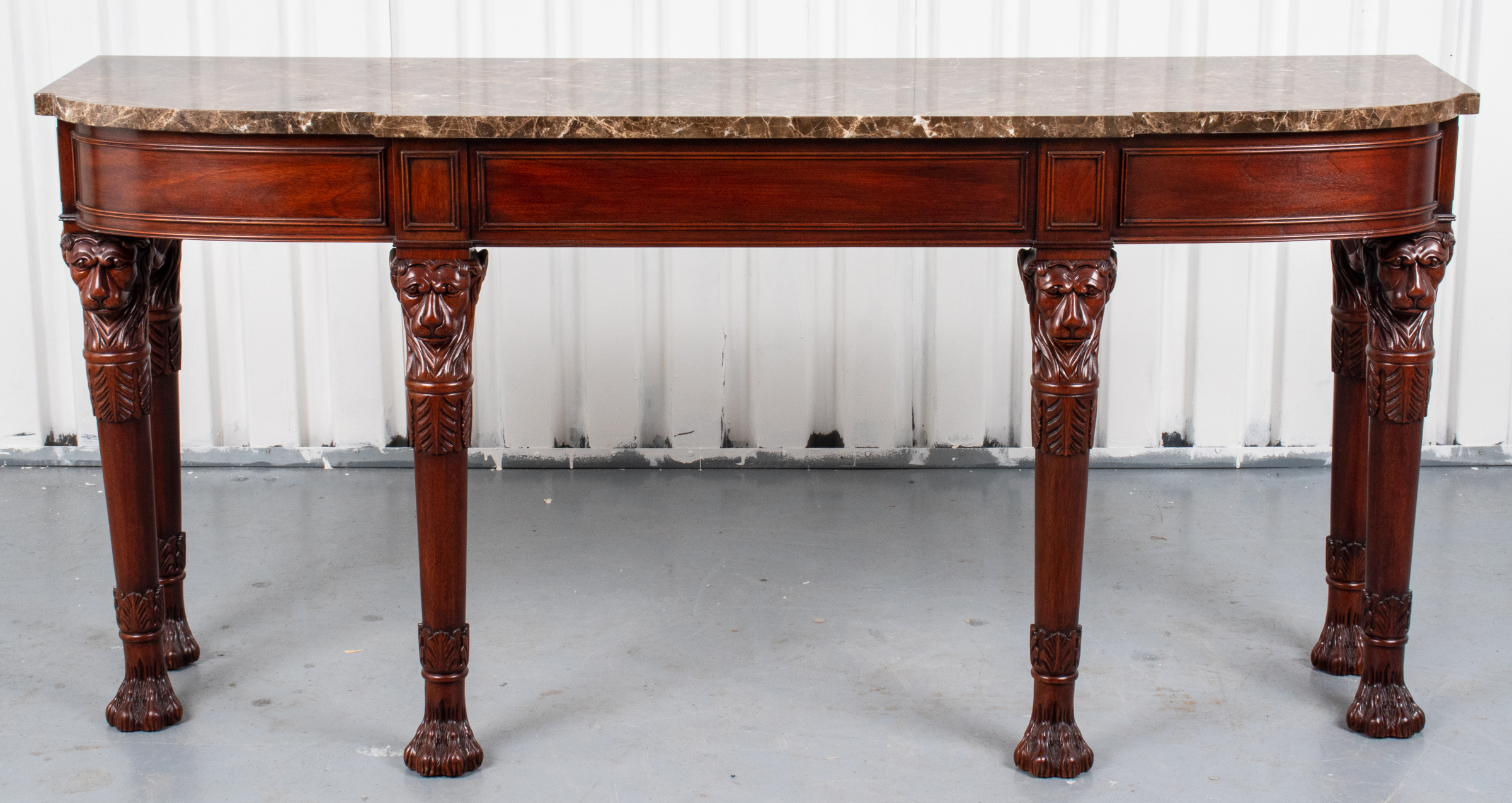 REGENCY STYLE MAHOGANY CONSOLE
