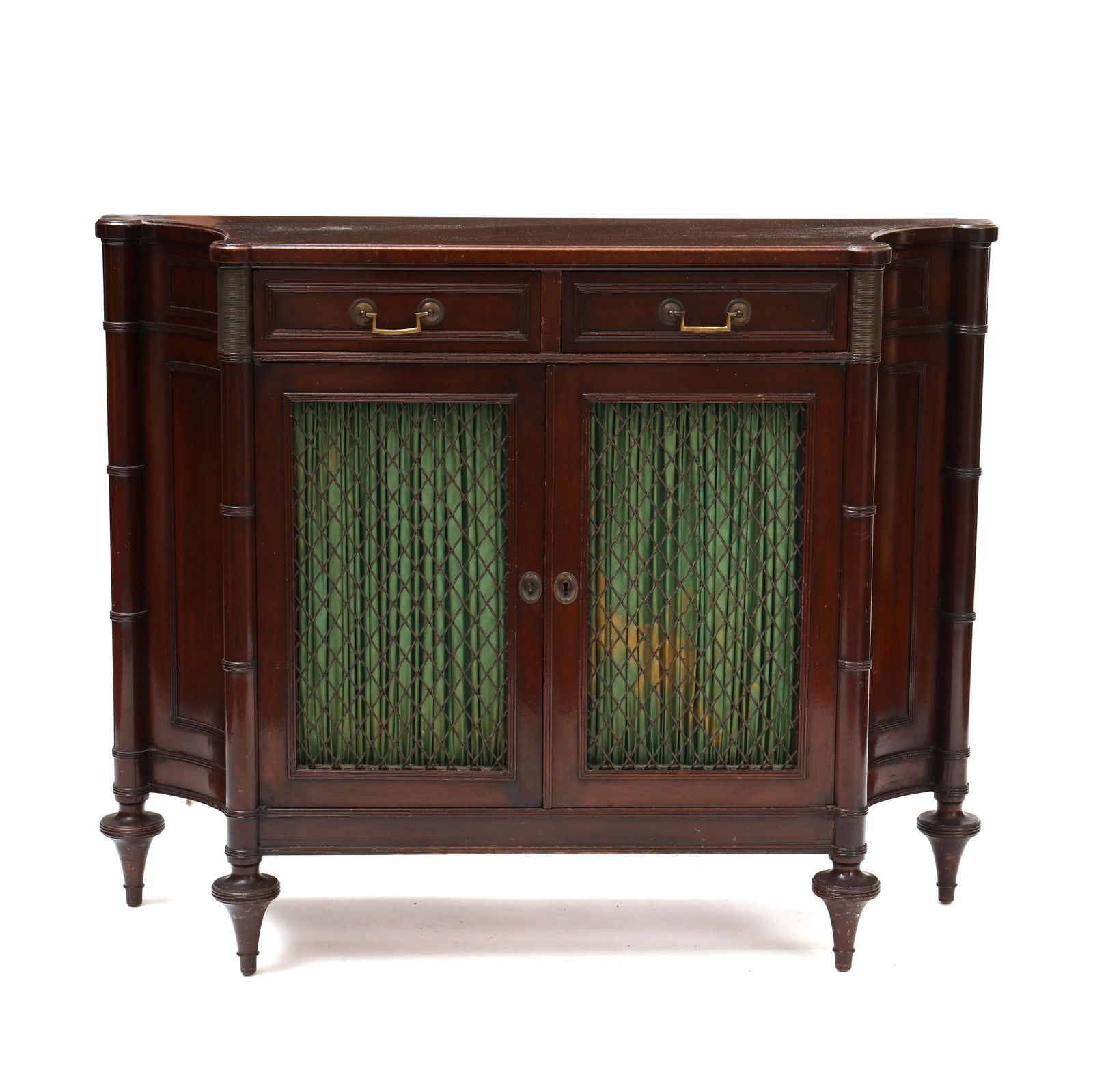 REGENCY STYLE MAHOGANY CREDENZA,
