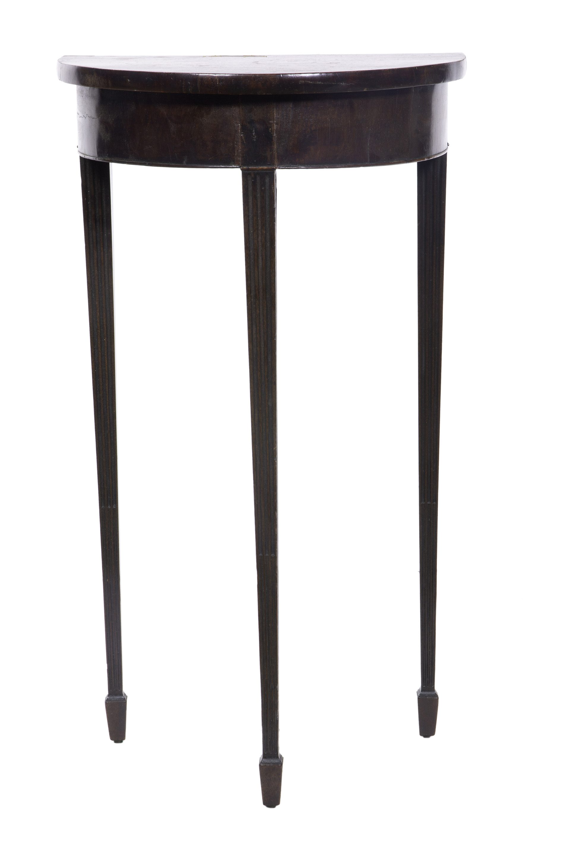 REGENCY STYLE MAHOGANY DEMI LUNE