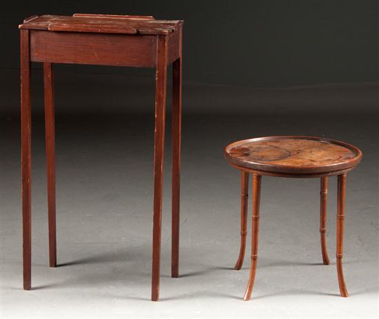 Regency style mahogany diminutive