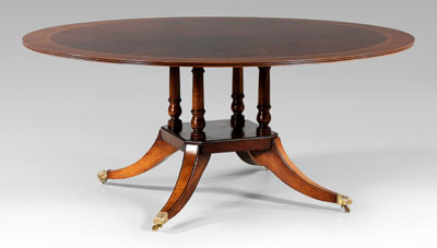 Regency style mahogany dining