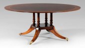 Regency style mahogany dining