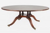REGENCY STYLE MAHOGANY DINING