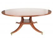 REGENCY-STYLE MAHOGANY DINING