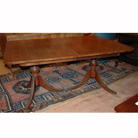 Regency Style Mahogany Dining Table
