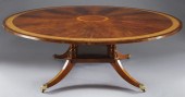 Regency style mahogany dining