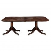 REGENCY STYLE MAHOGANY DOUBLE