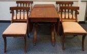 REGENCY STYLE MAHOGANY DROP LE