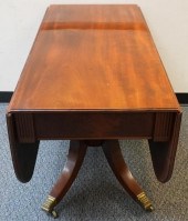 REGENCY STYLE MAHOGANY DROP LE