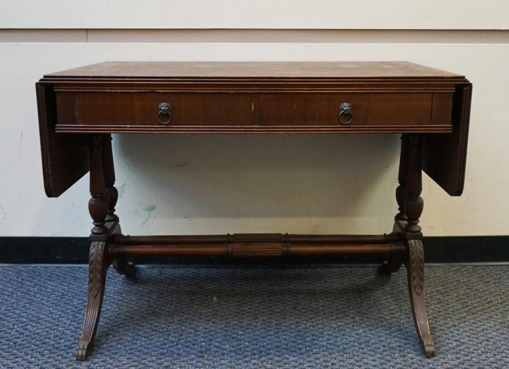 REGENCY STYLE MAHOGANY DROP-LEAF