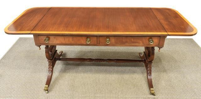 REGENCY STYLE MAHOGANY DROP-LEAF