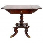 REGENCY STYLE MAHOGANY DROP-LE