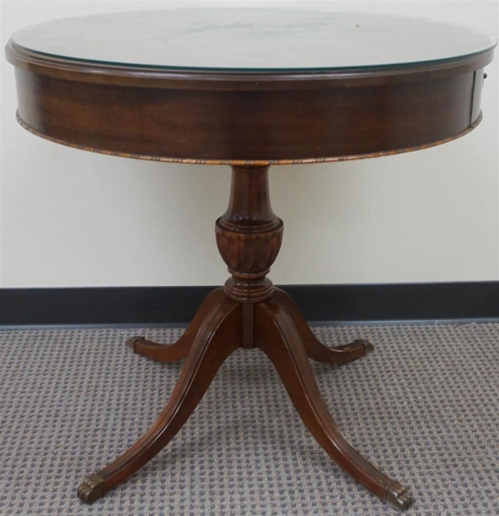 REGENCY STYLE MAHOGANY DRUM