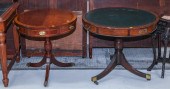 REGENCY STYLE MAHOGANY DRUM TA