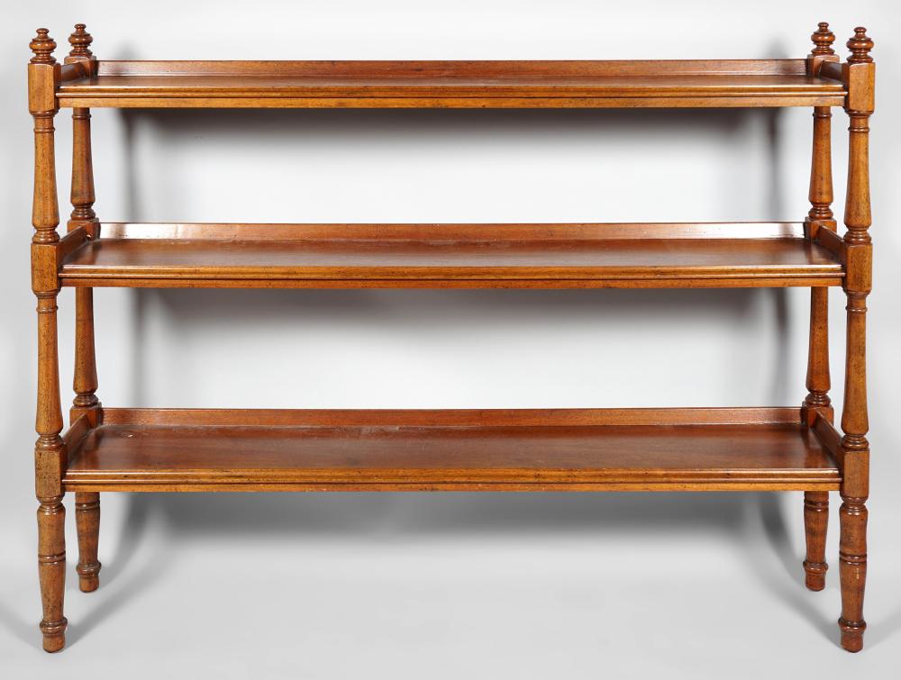 REGENCY STYLE MAHOGANY ETAGERE 46 X