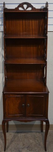REGENCY STYLE MAHOGANY ETAGERE