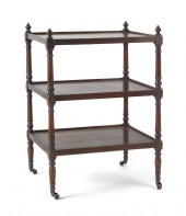 Regency style mahogany étag??r