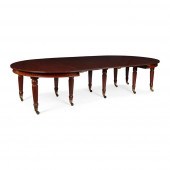 REGENCY STYLE MAHOGANY EXTENDI