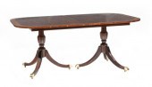 REGENCY-STYLE MAHOGANY EXTENSI