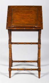 REGENCY STYLE MAHOGANY FAUX BA