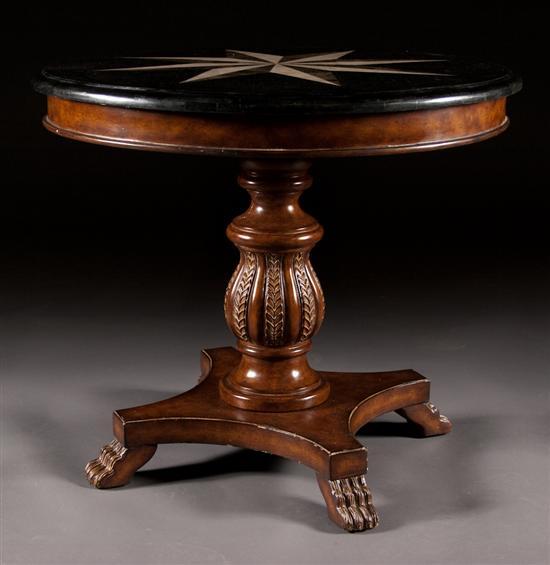 Regency style mahogany faux