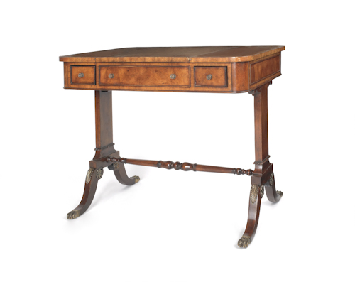 Regency style mahogany games