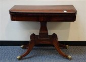 REGENCY STYLE MAHOGANY INLAID