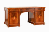 REGENCY STYLE MAHOGANY INLAID