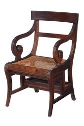 REGENCY STYLE MAHOGANY METAMOR