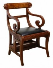 REGENCY STYLE MAHOGANY METAMOR